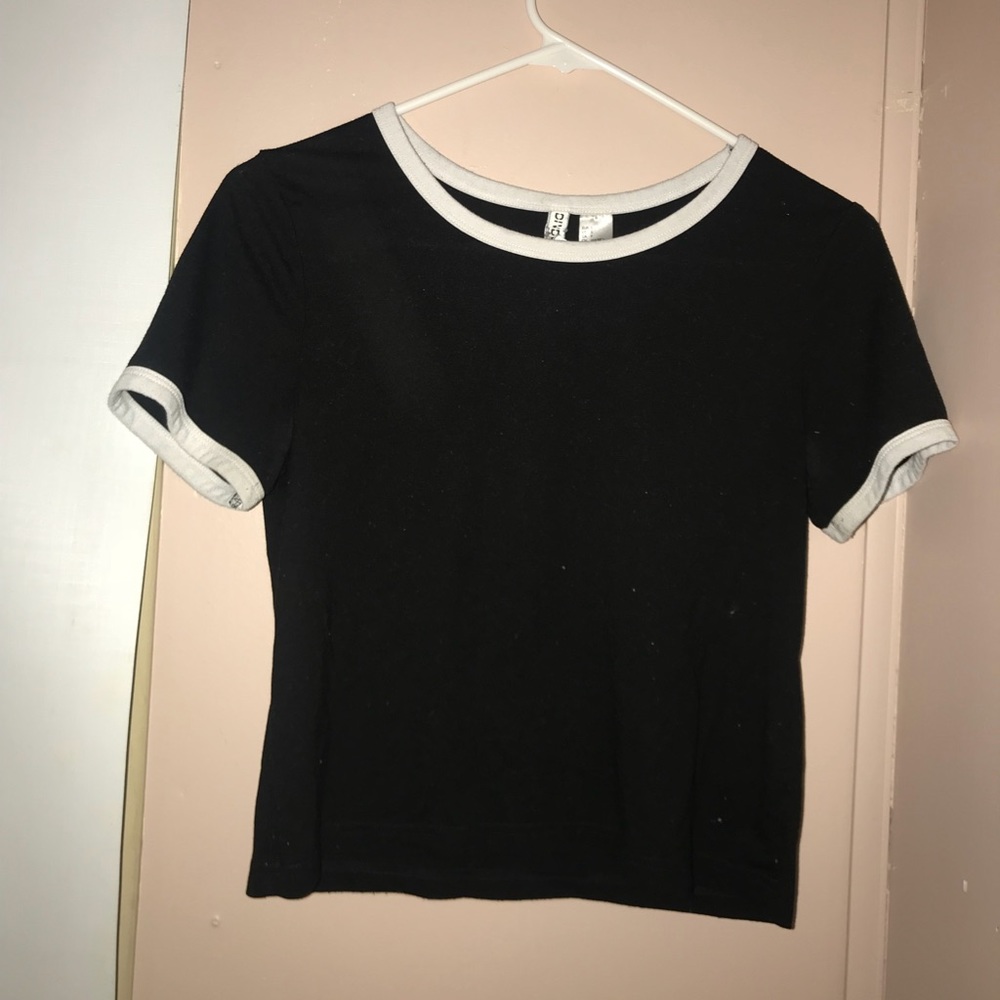 H&M Divided Black and White top